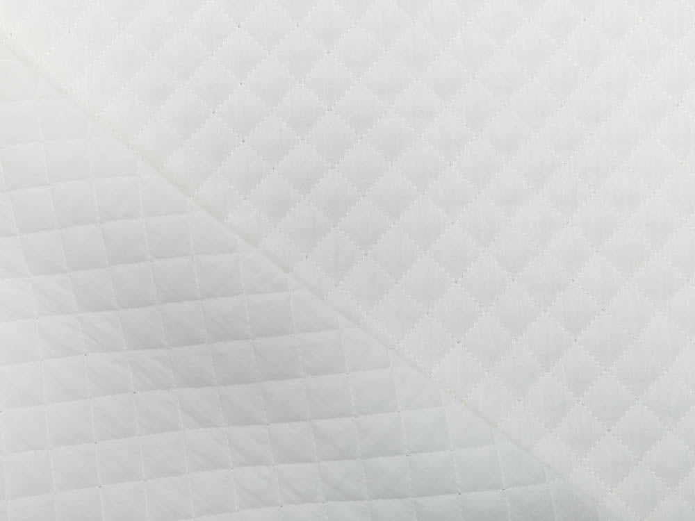 Musselin Double Gauze Rautenstepper - kleine Rauten - uni