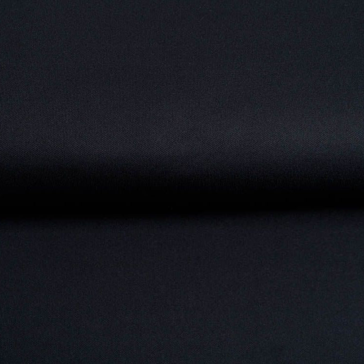 Hochwertige Webware mit Haptik - uni schwarz