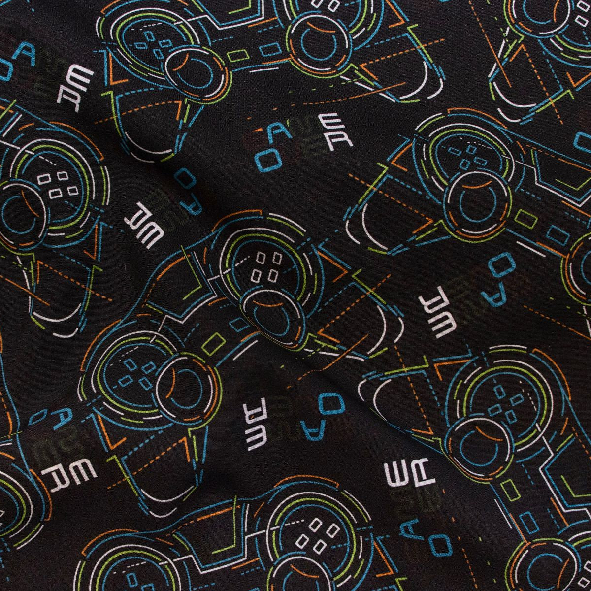 Jackenstoff Softshell - Controller - schwarz