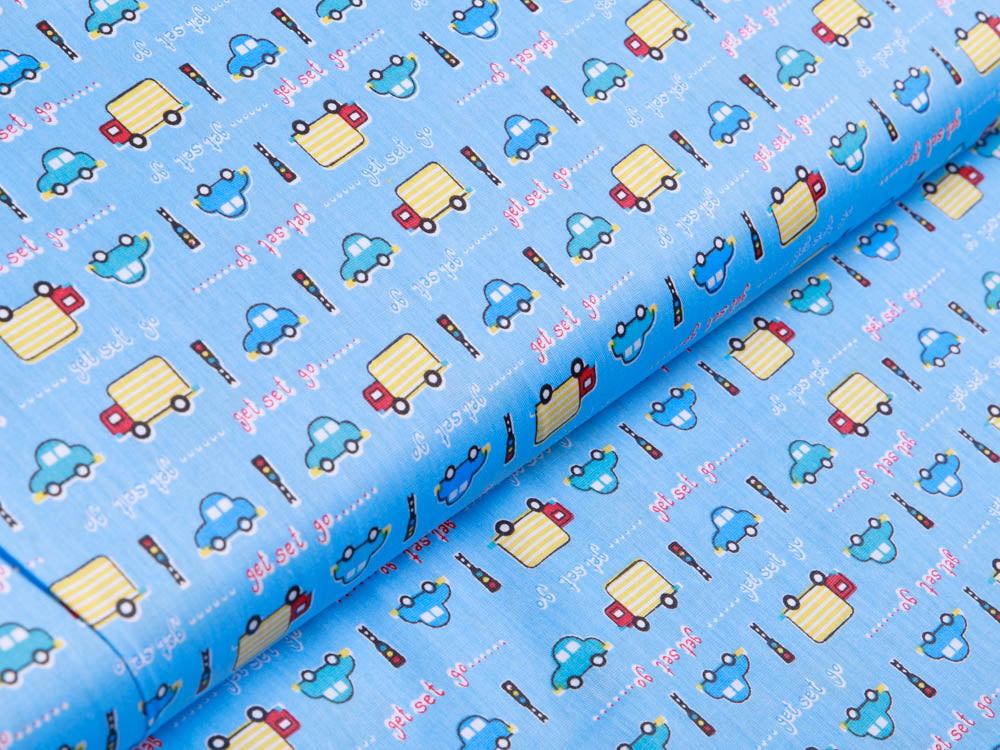 Twill Baumwolle - verschiedene Fahrzeuge