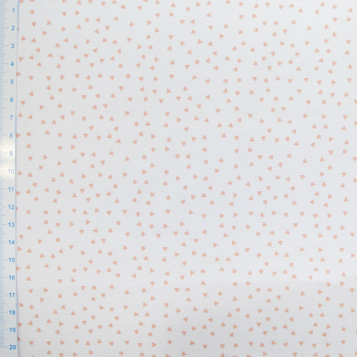 Canvas - kleine Dreiecke - wollweiß