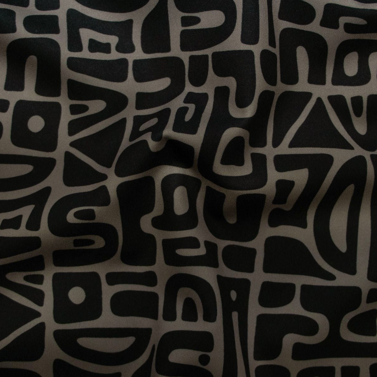 Yoga Sportstoff - Abstraktes Muster - braun