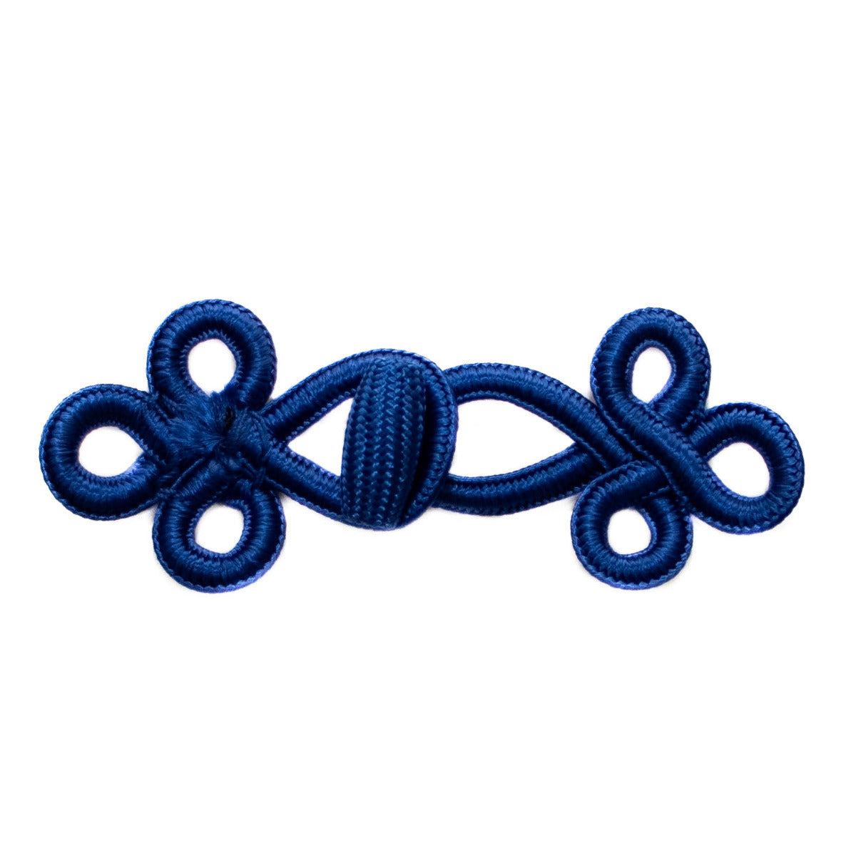 Posamentenverschluss 3 cm x 4,5 cm - blau