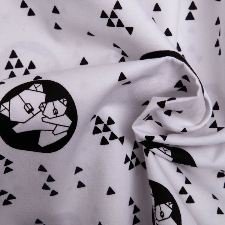 Webware Popeline Baumwolle Digitaldruck - Origami Bären