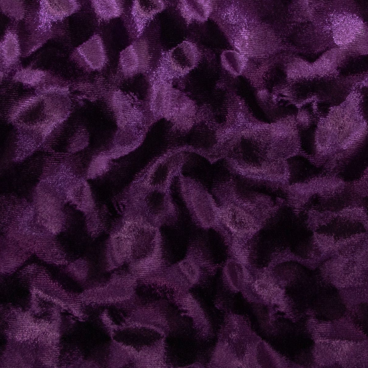 Velours Stretch - Holografrisches Punktedesign