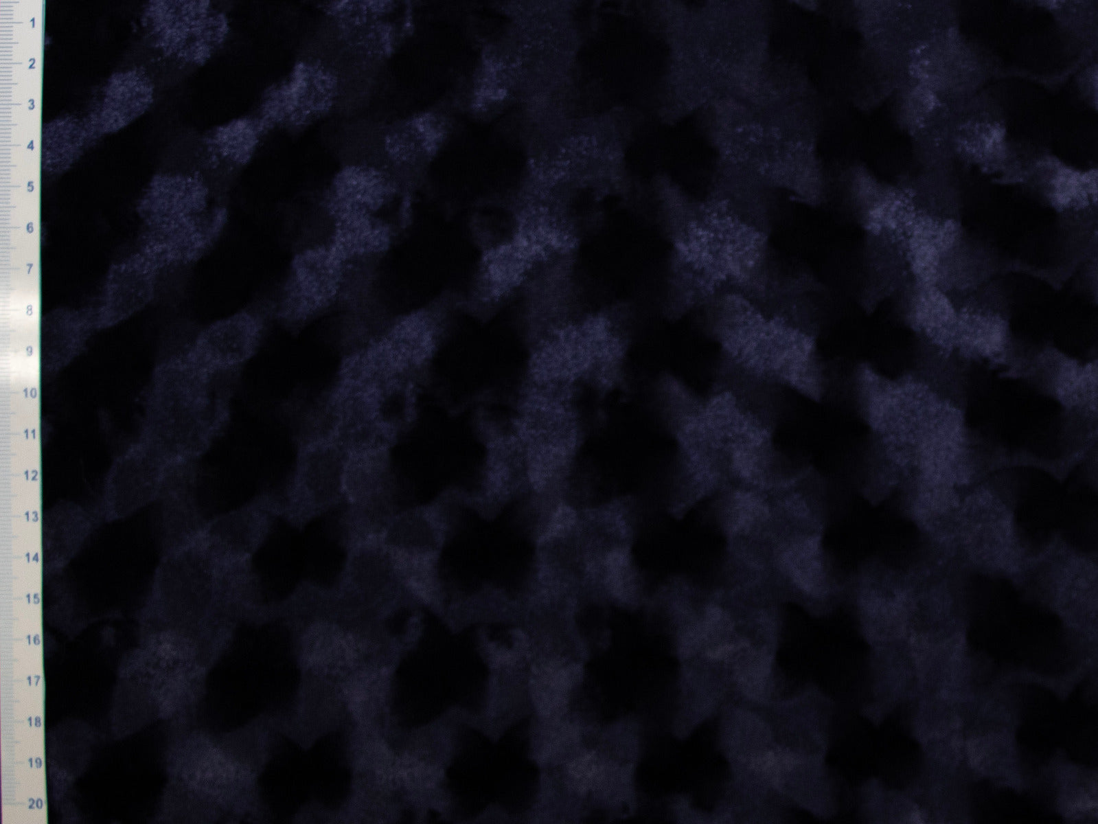 Velours Stretch - Holografrisches Punktedesign