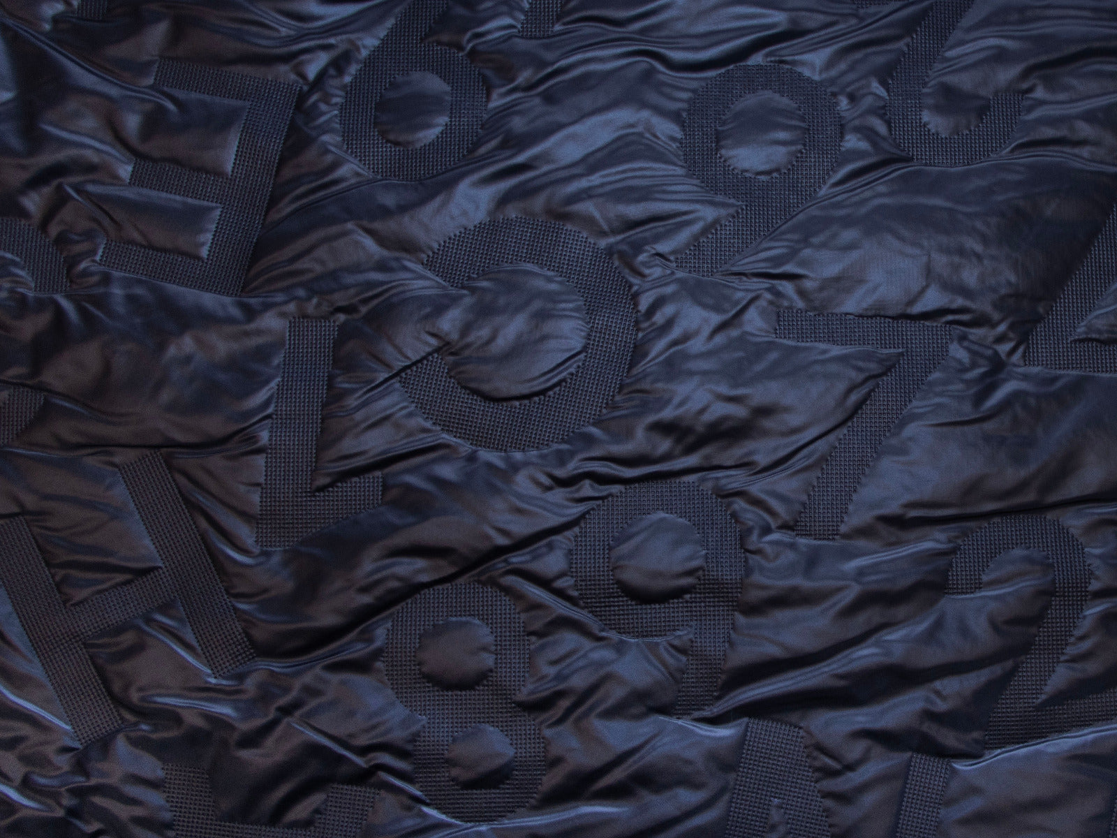 Stepper Jackenstoff - Alphabet