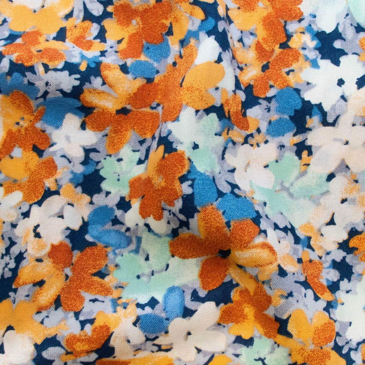 Webware Viskose - verschiedene Blümchen