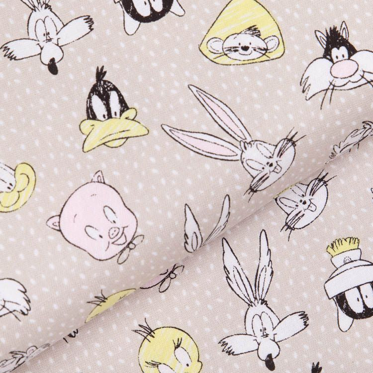 Webware Baumwolle Swafing - Looney Tunes Little Dreamer - beige