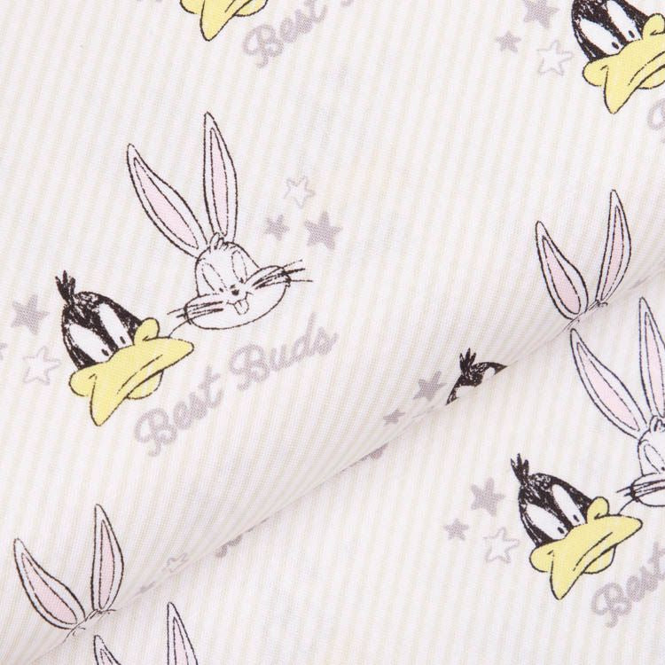 Webware Baumwolle Swafing - Looney Tunes Little Dreamer - wollweiß