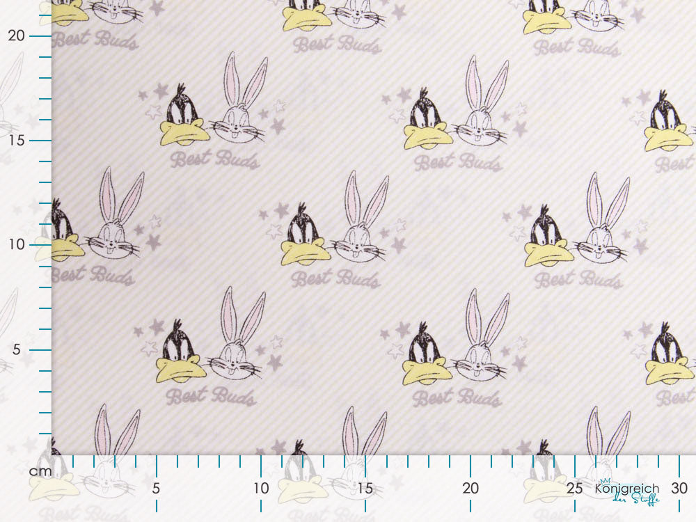 Webware Baumwolle Swafing - Looney Tunes Little Dreamer - wollweiß