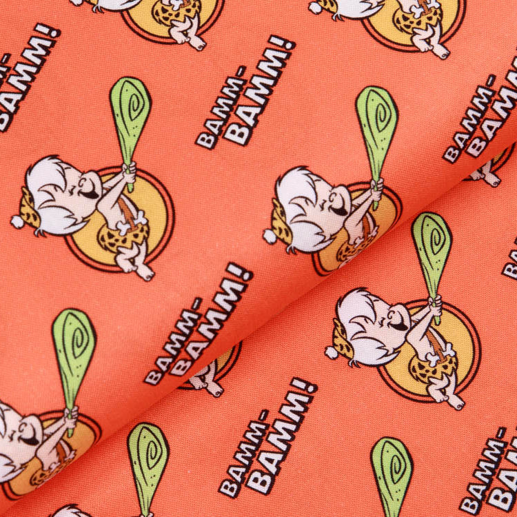 Webware Baumwolle Swafing - The Flintstones - koralle