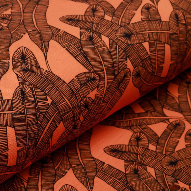 Angerauter Sweat Avalana - Federn - orange