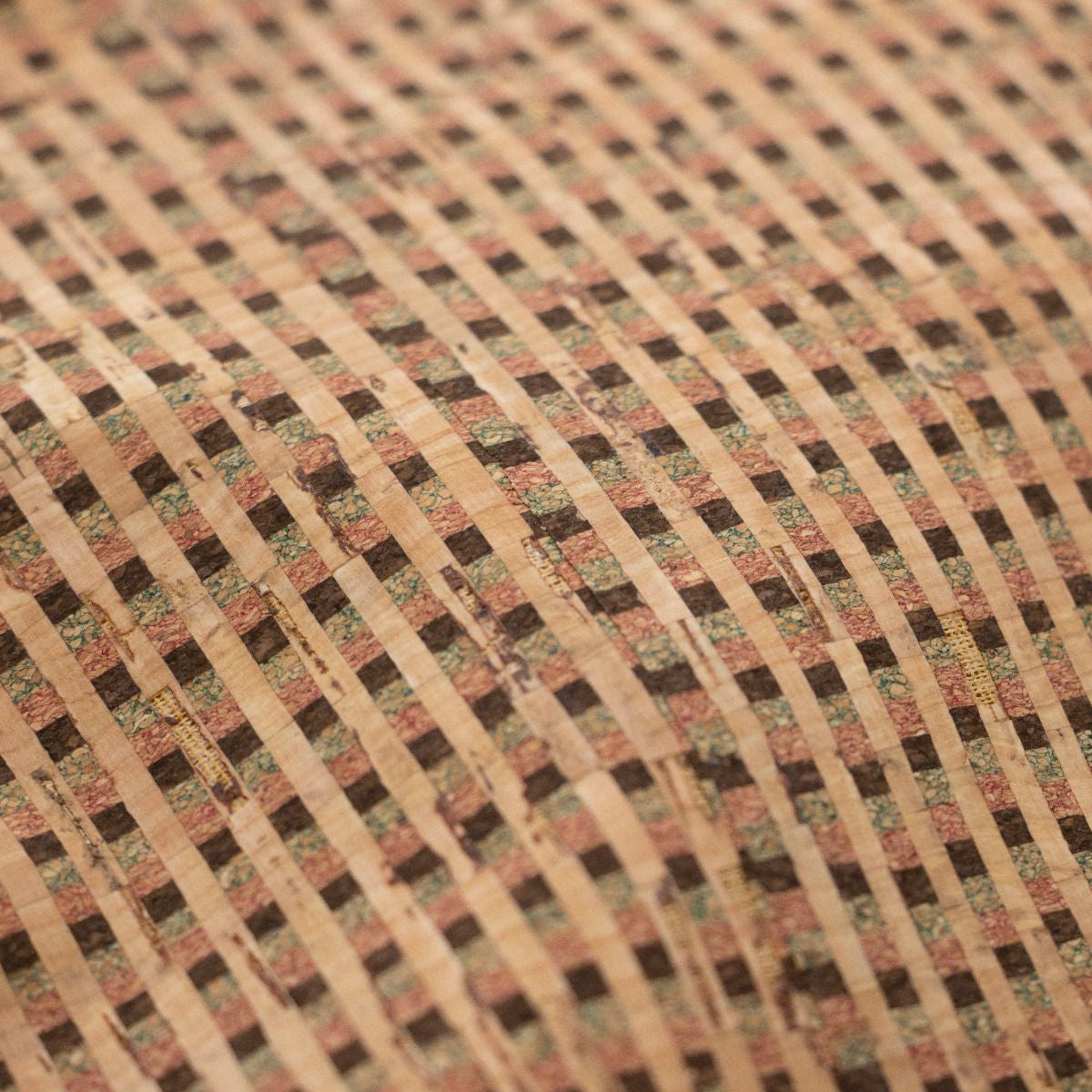 Kork Coupon ca. 50 cm x 65 cm - kleine Quatrate