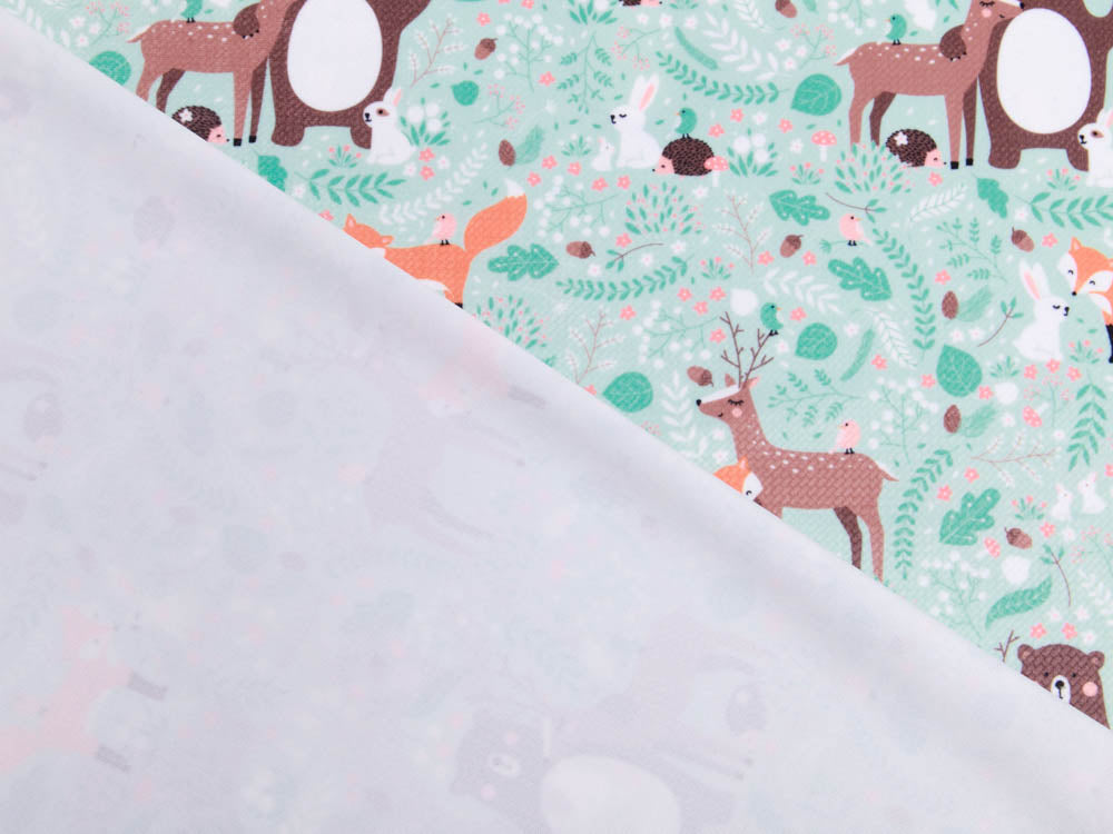 Struktur - Velvet - tierische Freundschaften - mint