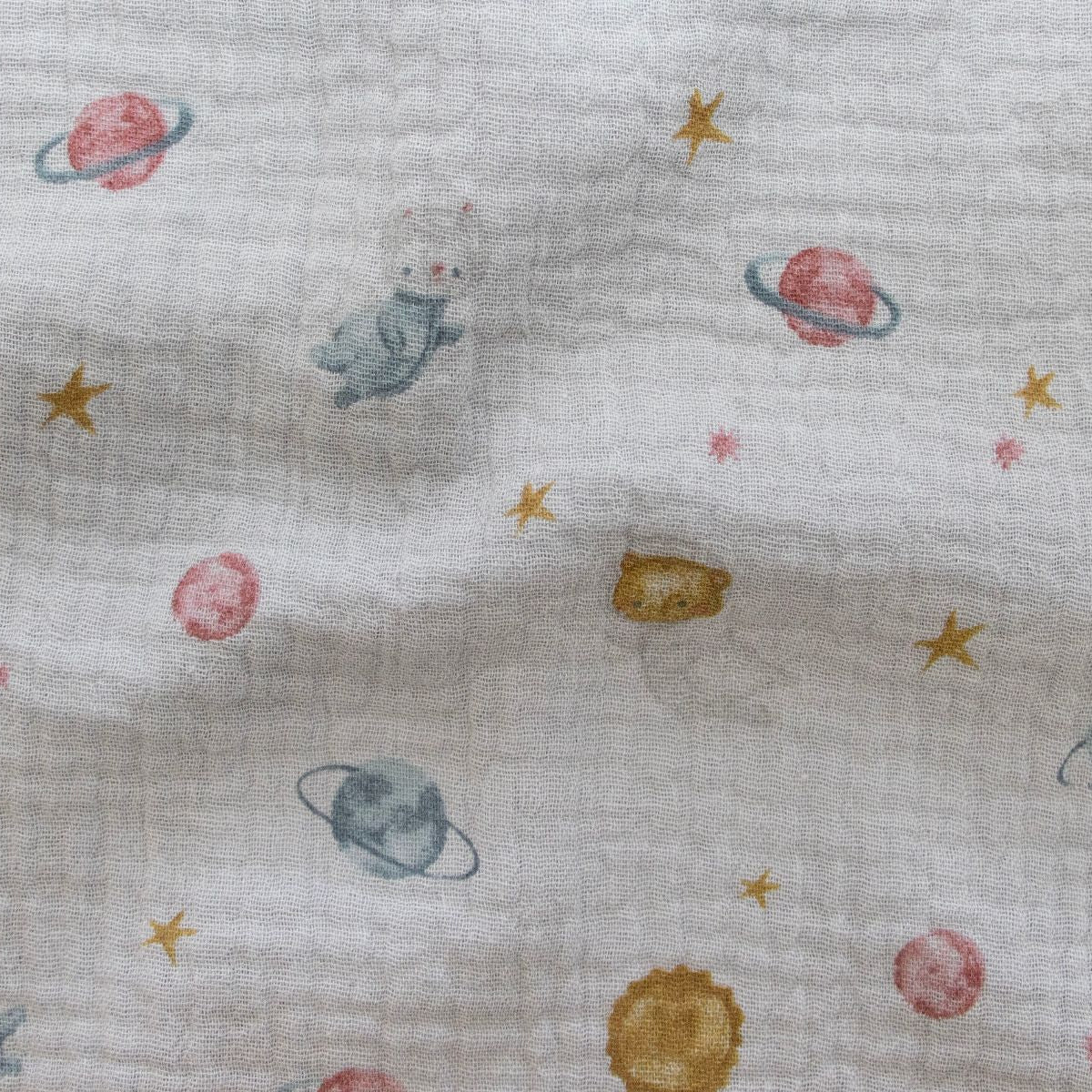 Musselin Baumwolle Double Gauze - Weltraum