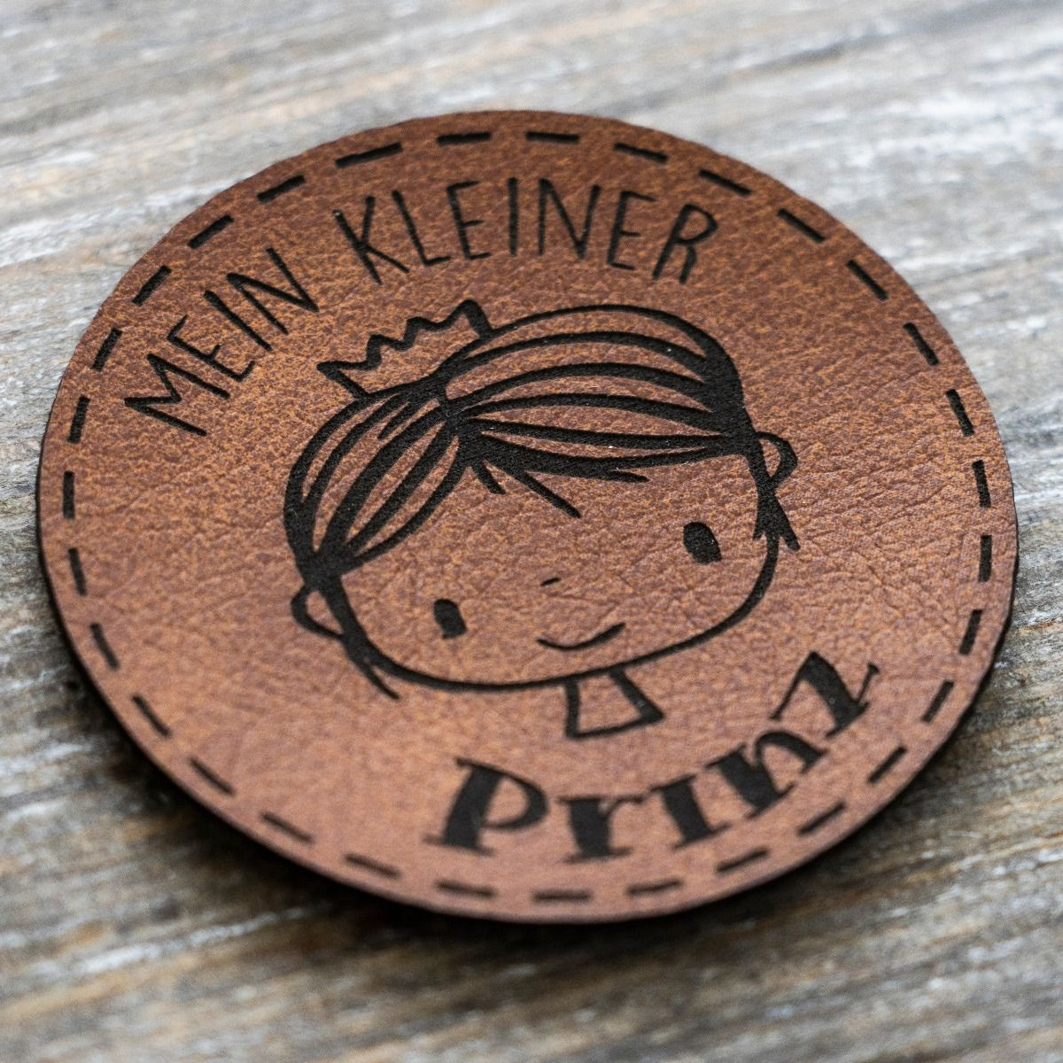 Label Kunstleder KDS - mein kleiner Prinz