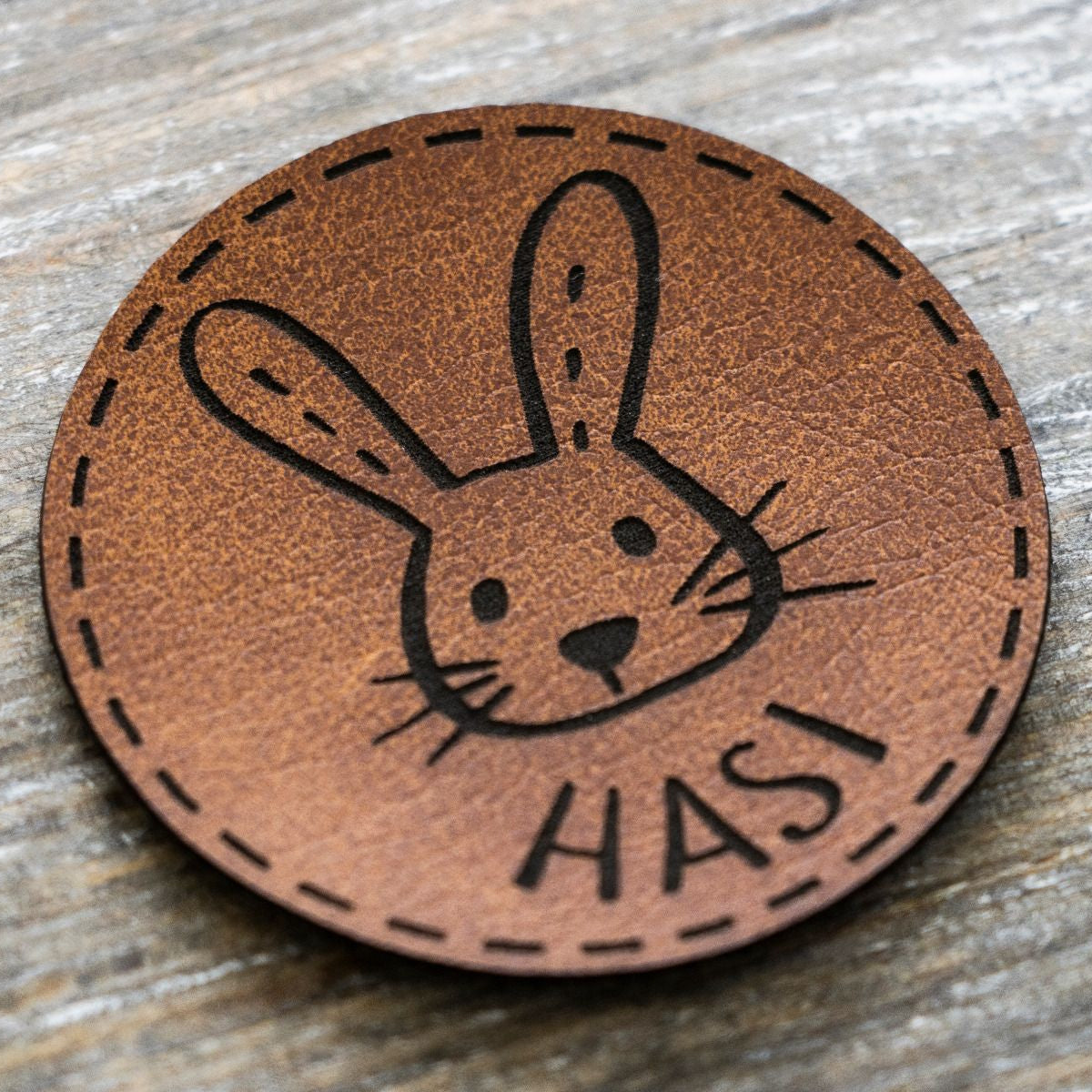 Label Kunstleder KDS - Hasi