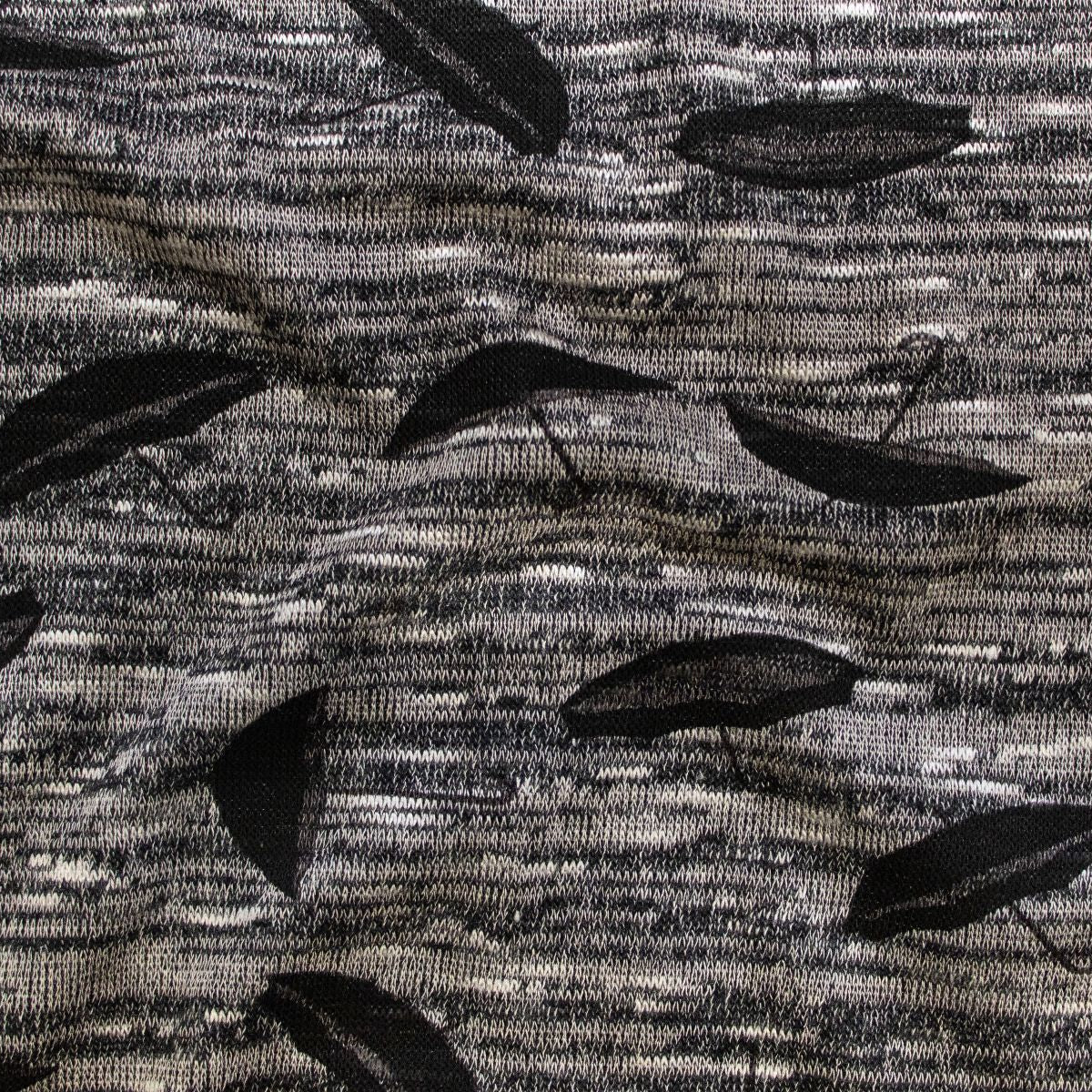 Viskose Strickjersey - Schirme - braun