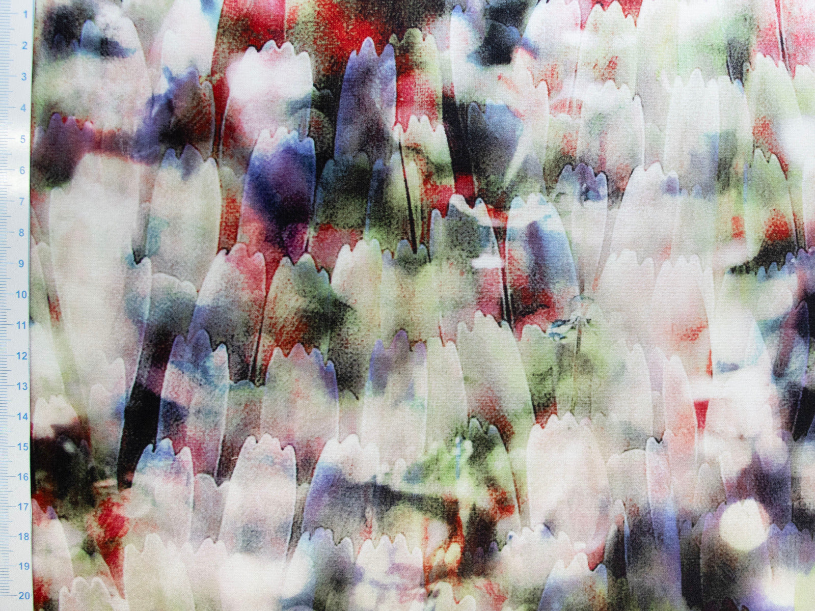 Velours Stretch Digitaldruck - Tulpen