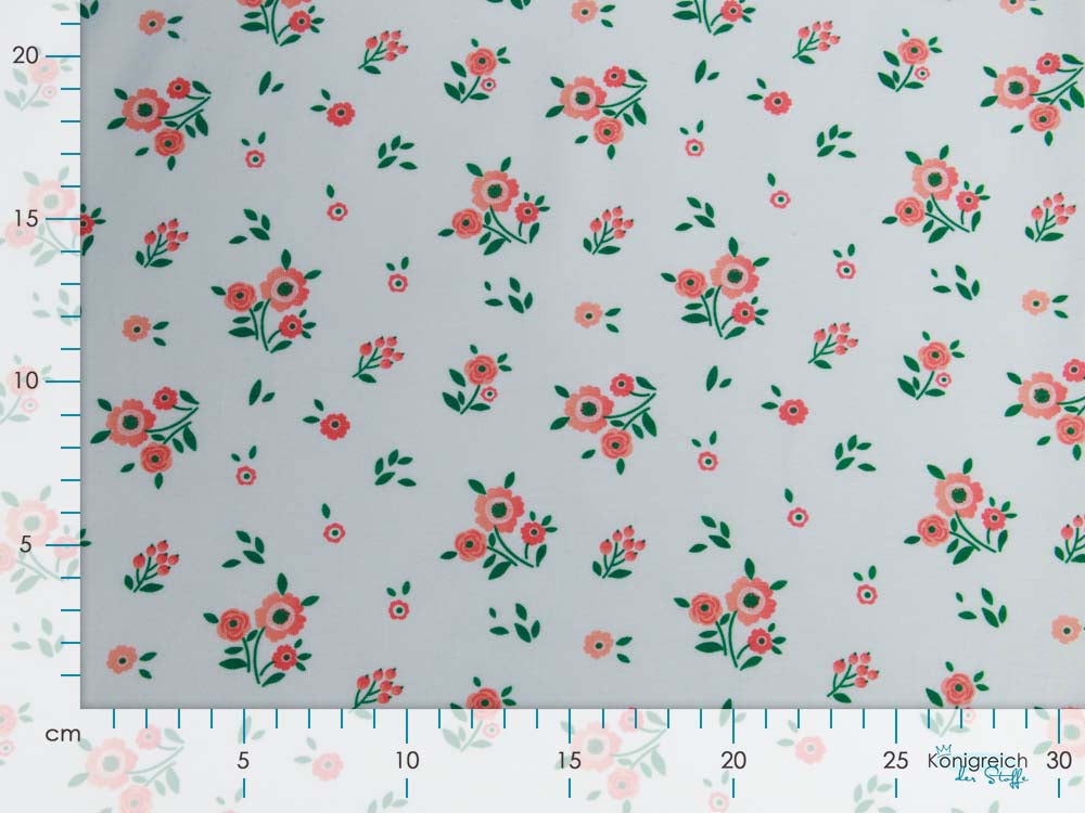 Jersey Swafing Jonne - Blumen - weiß