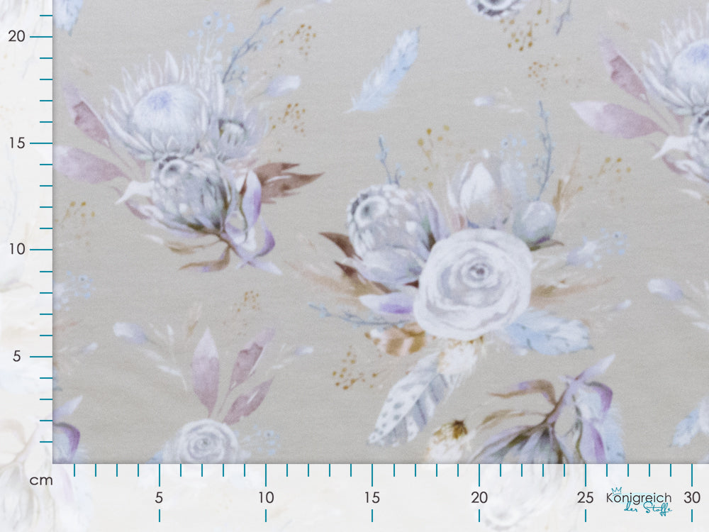 Jersey Viskose Digitaldruck - Blumen