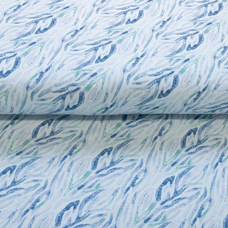 Jersey Viskose Digitaldruck - abstrakte Wellen