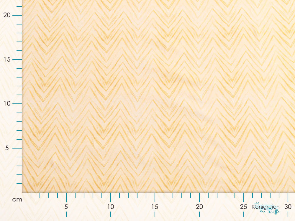 Jersey Swafing Linda - Zickzack Muster - gelb