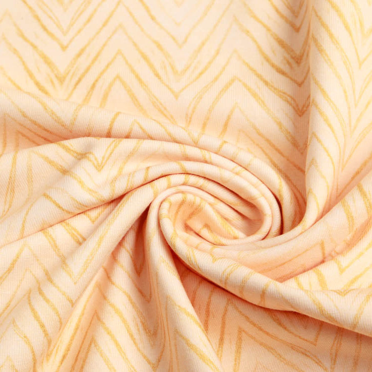 Jersey Swafing Linda - Zickzack Muster - gelb