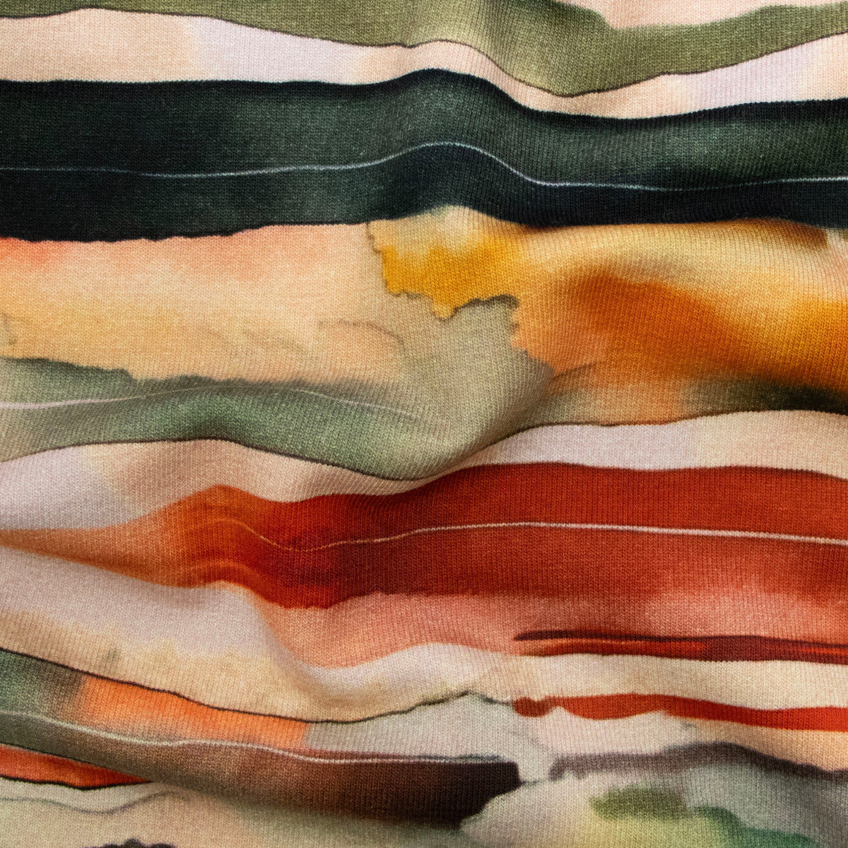 French Terry Digitaldruck - Watercolor - beige