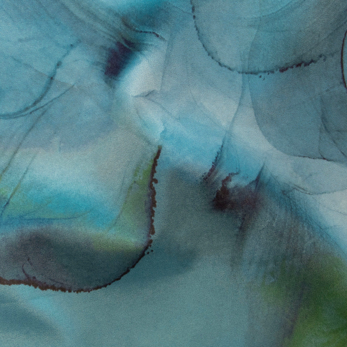 Softshell Jackenstoff Digitaldruck - Watercolor - blau