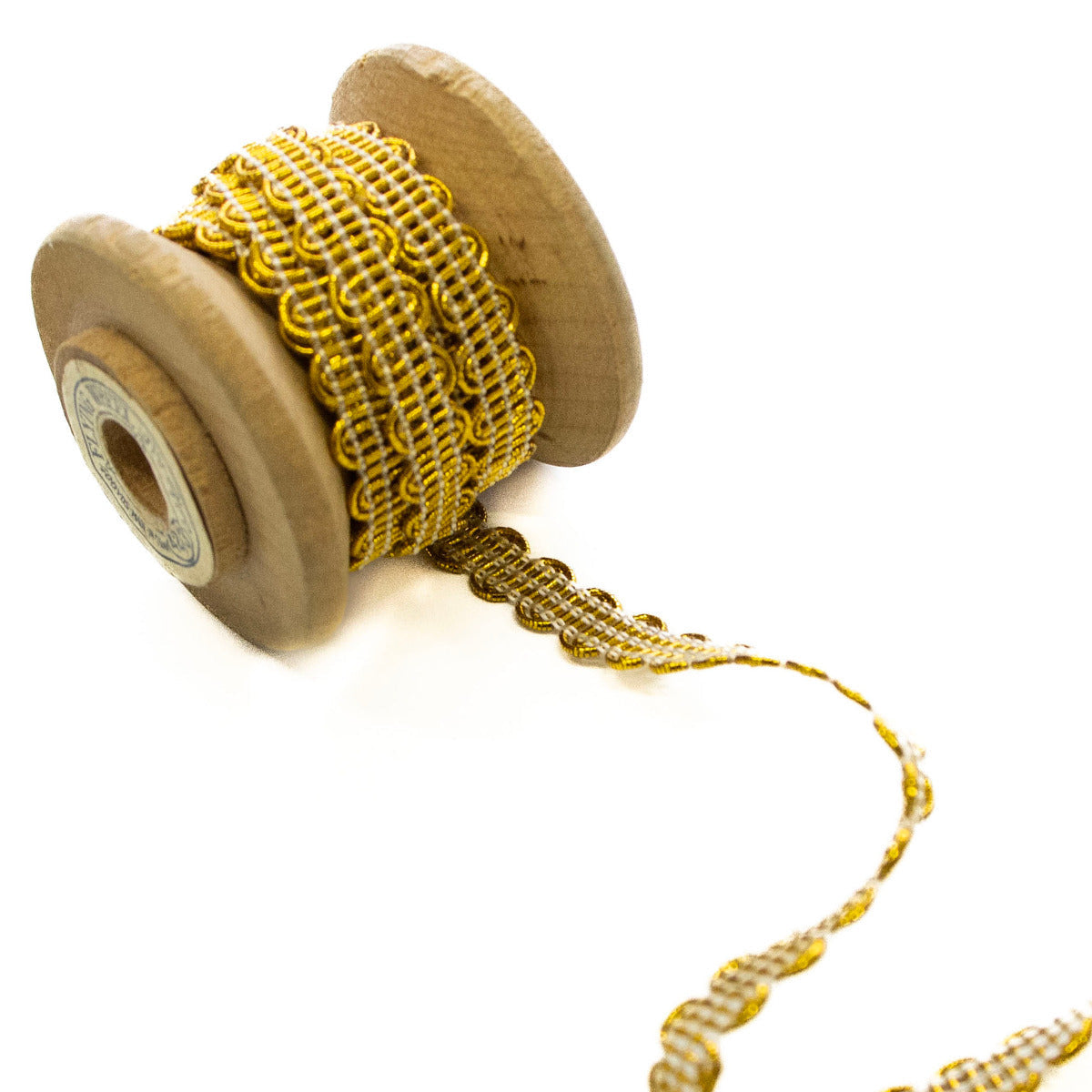 Goldborte / Posamentenborte ca. 7 mm - uni gold