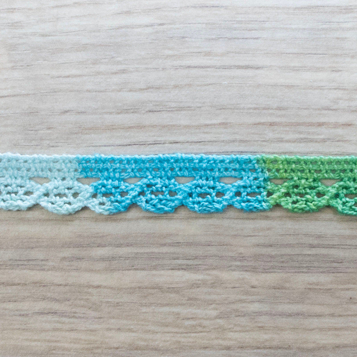Häkelspitze Baumwolle ca. 12 mm - regenbogen