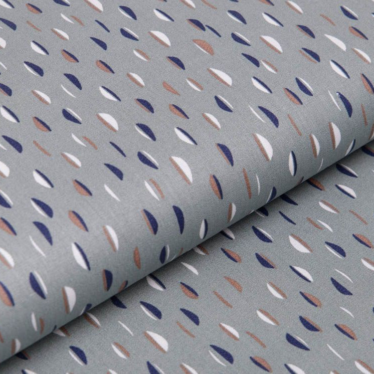 Webware Popeline Baumwolle - Bohnen - altmint