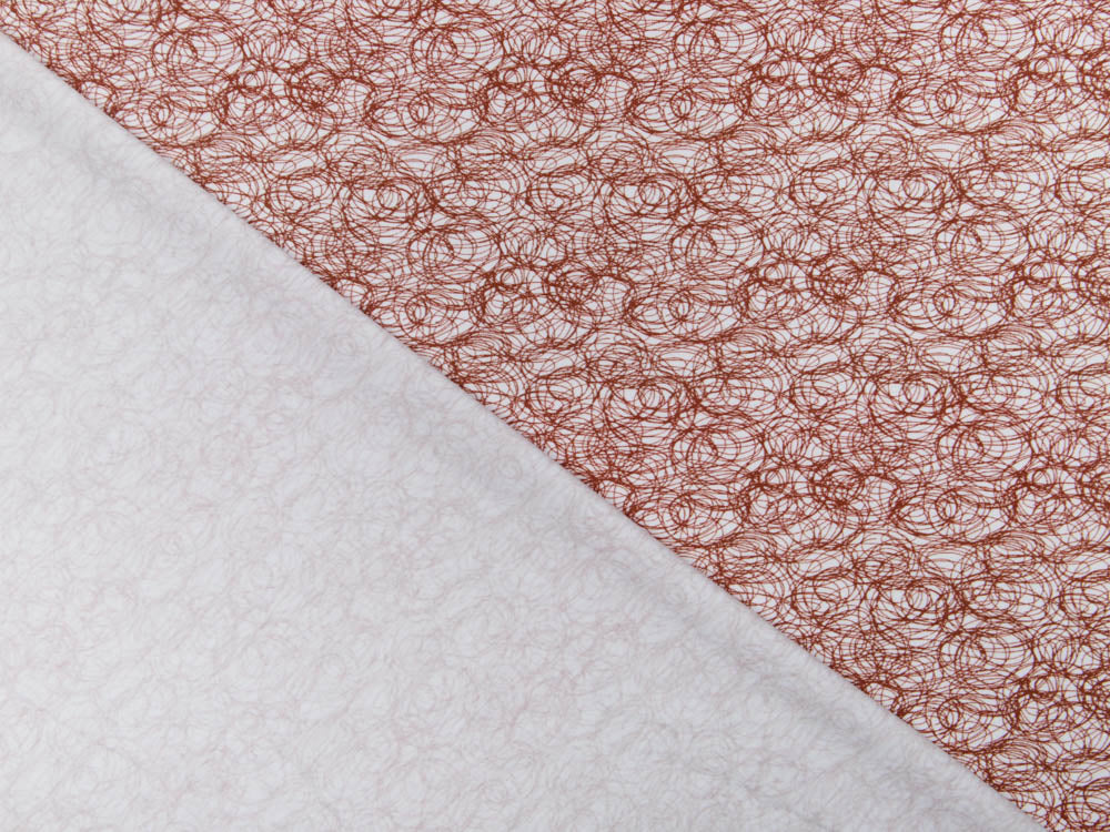 Jersey Stenzo - gekritzelte Kreise - braun