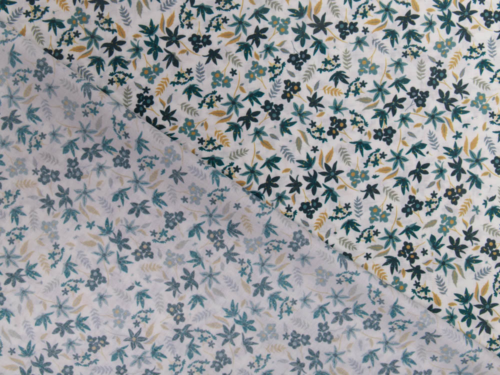 Webware Baumwolle Digitaldruck - Blätter