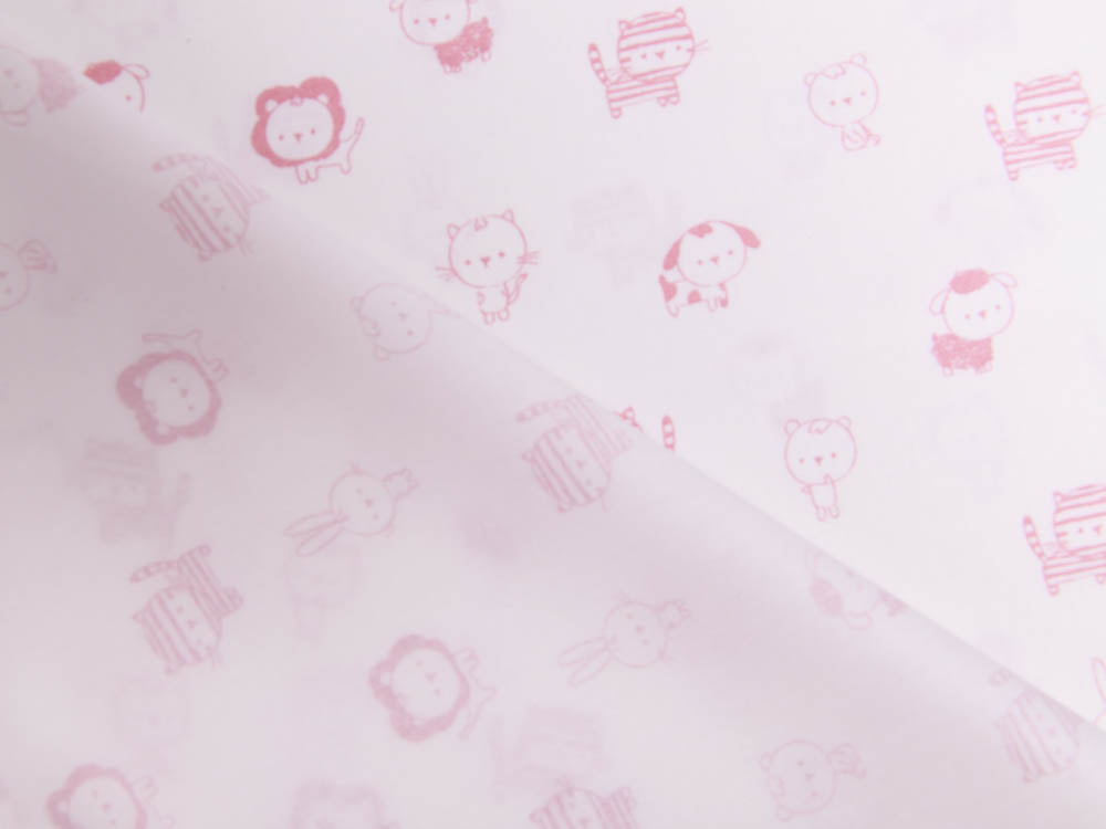 Webware Baumwolle Popeline - niedliche Tiere