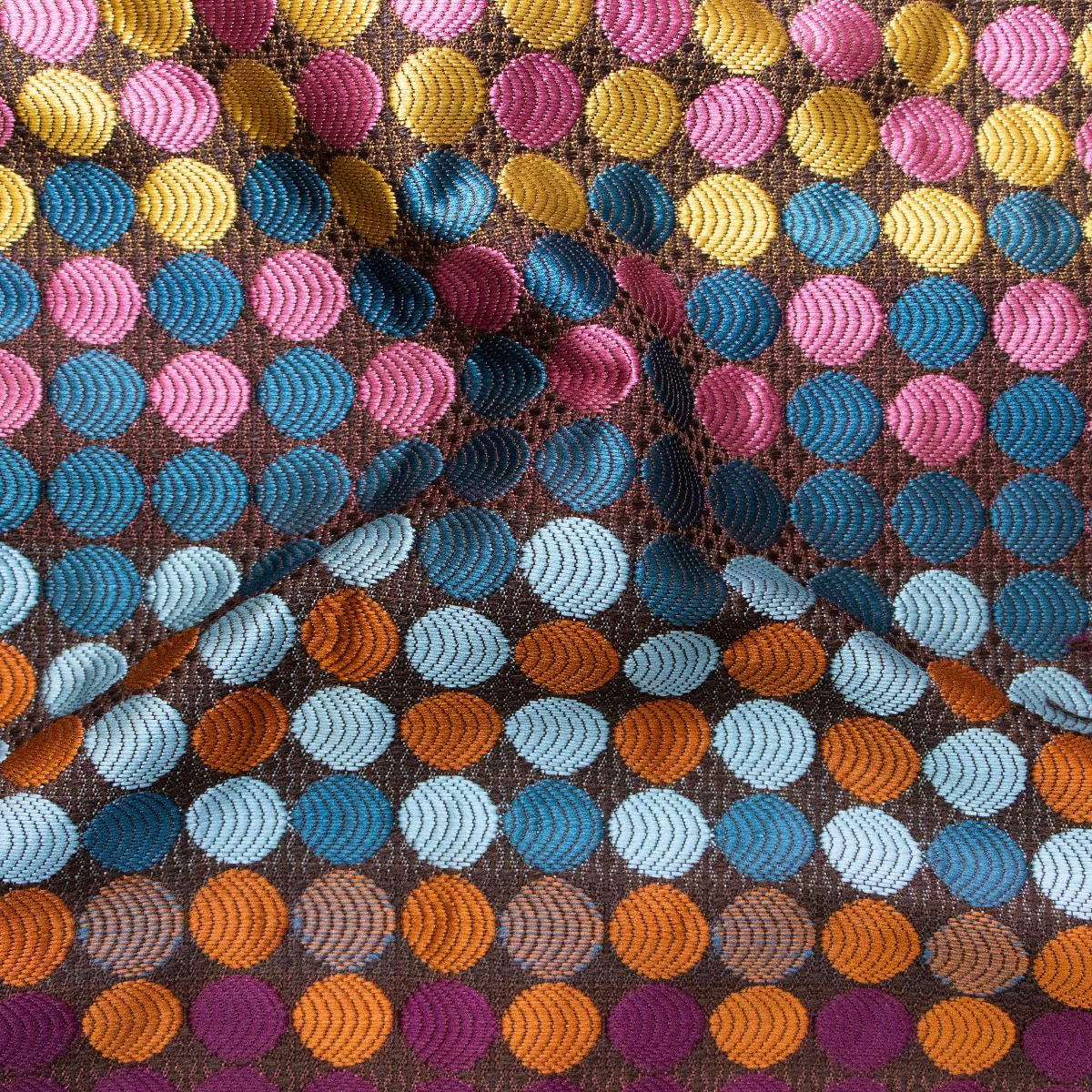 Premium Polster-, Deko- u. Taschenstoff - Pünktchen - Jacquard