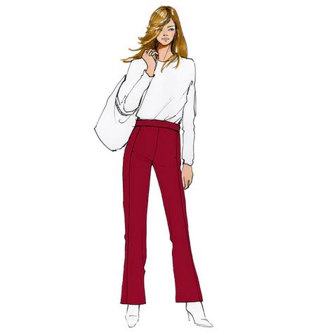 Papierschnittmuster Marlenehose Jagna