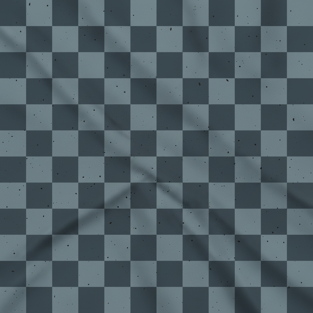 Jersey Karo Blau-Grau