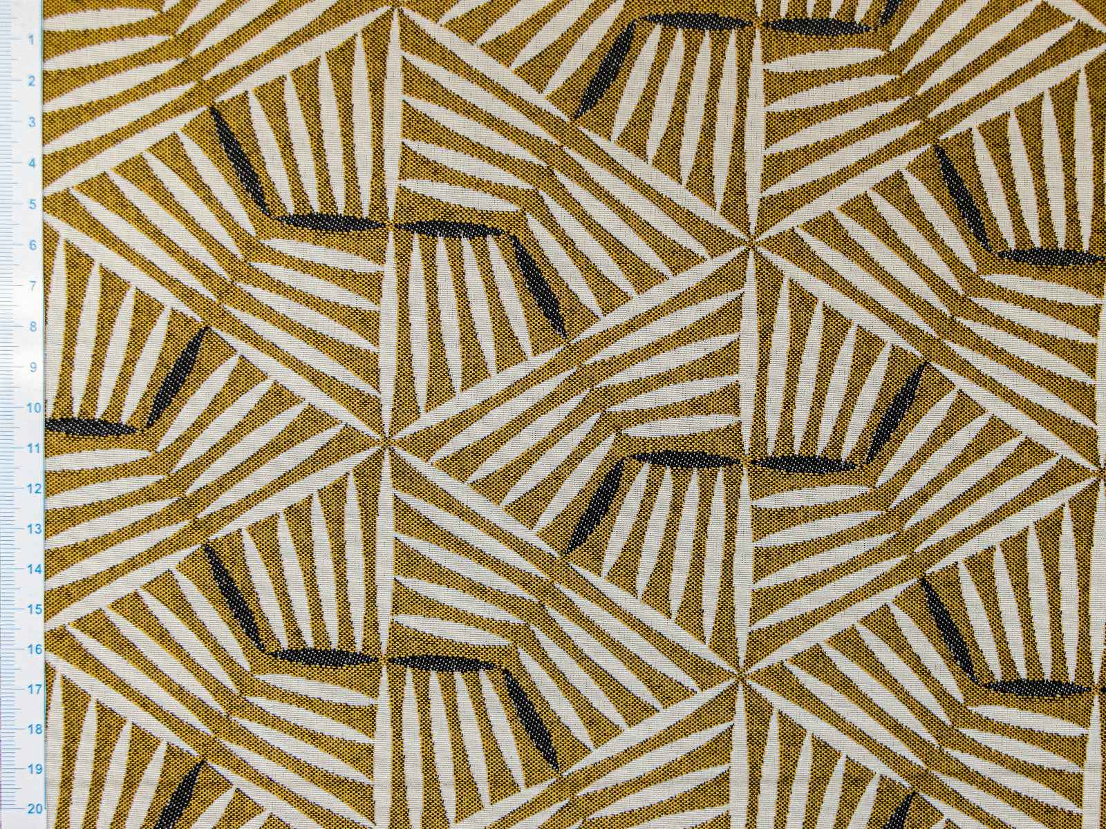 Gewebter Jacquard Dekostoff Doubleface Kalbarri - blättrige Zweige - braun