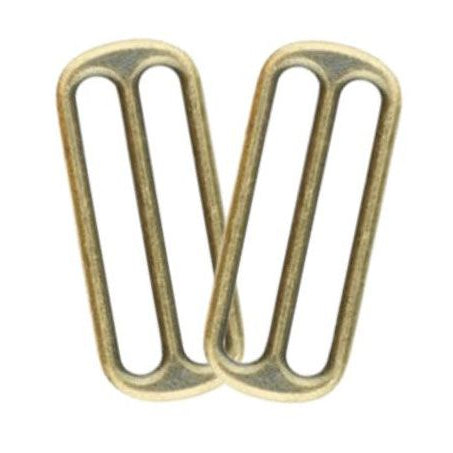 Leiterschnallen Metall 40 mm - 2 Stück