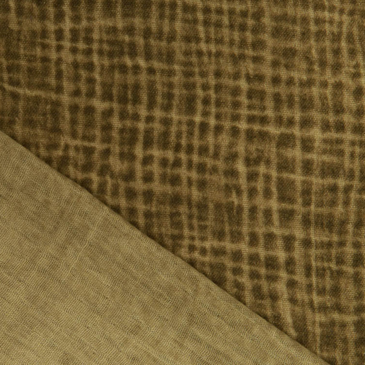 Musselin Double Gauze Dirty Wash Snoozy - Uses Look - goldbraun