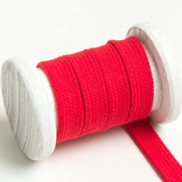 Flache Baumwoll Kordel / Band Hoodie / Kapuze 13 mm breit