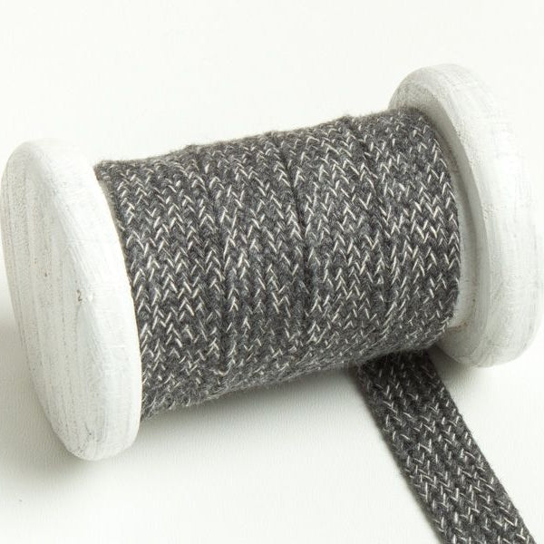 Flache Baumwoll Kordel / Band Hoodie / Kapuze 13 mm breit