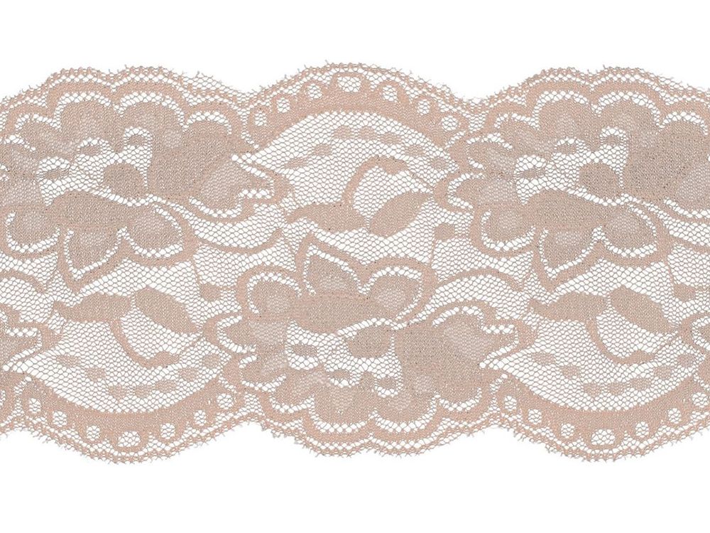 Elastische Spitze Band 100 mm - Blumen