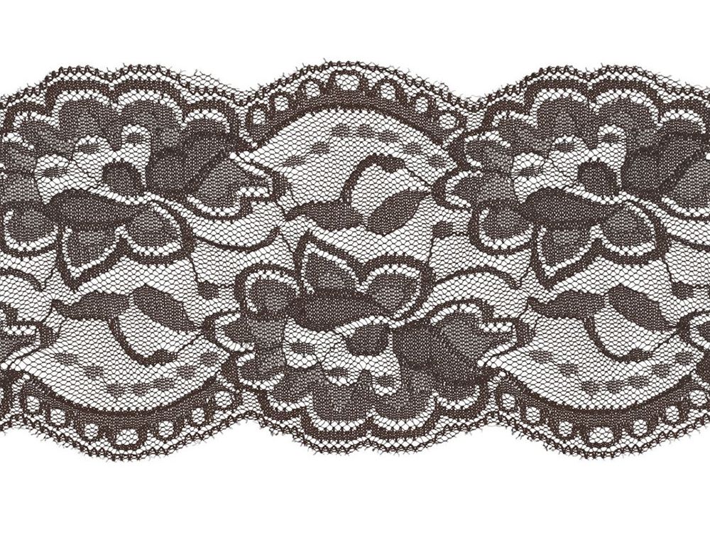 Elastische Spitze Band 100 mm - Blumen