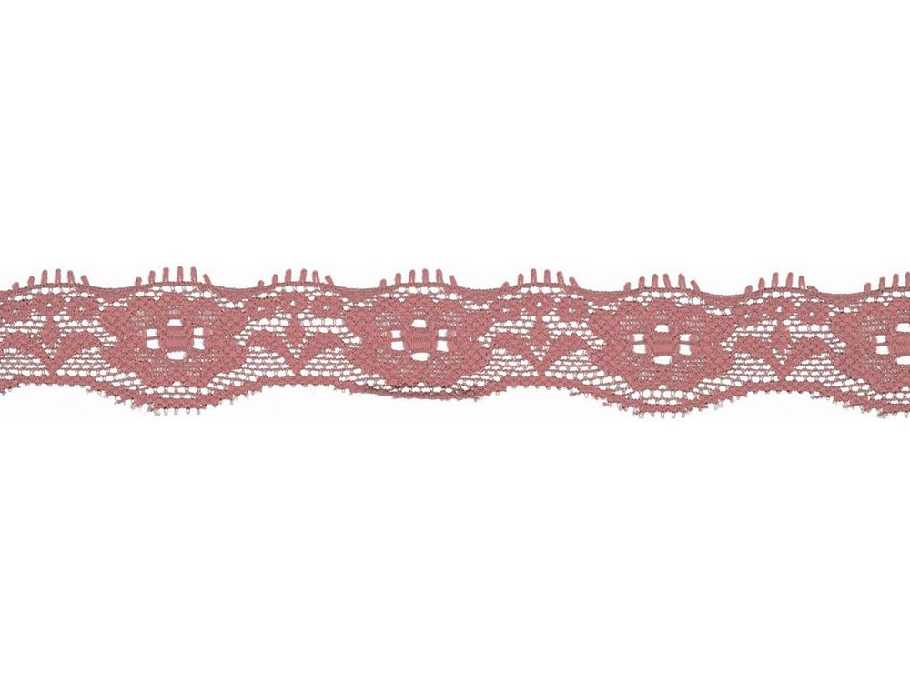 Elastische Spitze 20 mm - Blumen