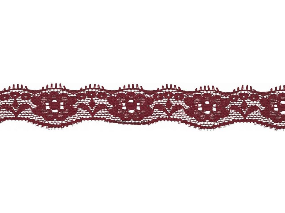 Elastische Spitze 20 mm - Blumen