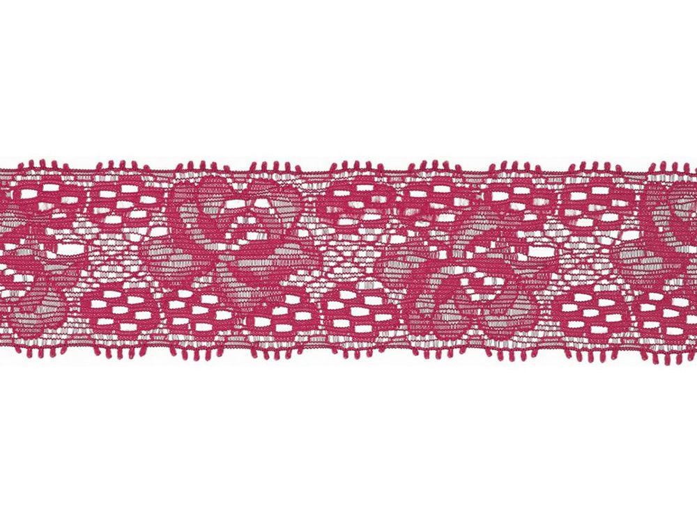 Elastische Spitze 30 mm - Blumen